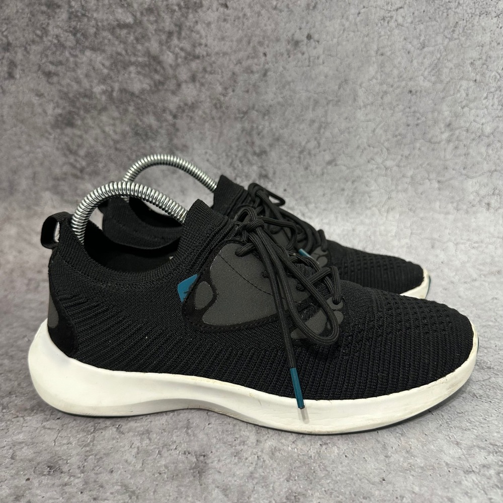 Vessi Everyday 2.0 Sneakers Womens 8 Onyx Black Waterproof Knit Casual Comfort